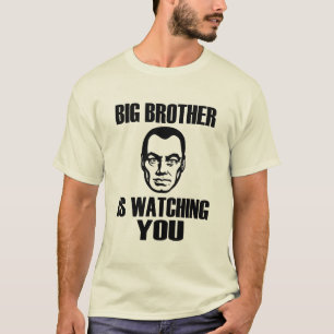 Big Brother kijkt naar jou T-shirt