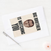 Big Brother kijkt naar Sticker (Envelop)