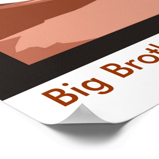 Big Brother kijkt! Poster (Hoek)