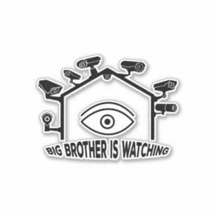 Big Brother kijkt Sticker
