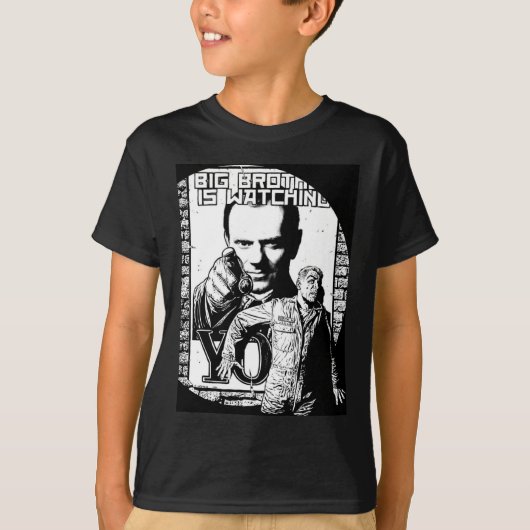 Big Brother kijkt toe T-shirt (Voorkant)