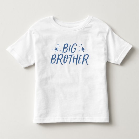 Big Brother kleurig, helder type blauw Kinder Shirts (Voorkant)