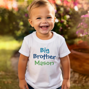 Big Brother Kleurrijke Monogram Jongens T-shirt