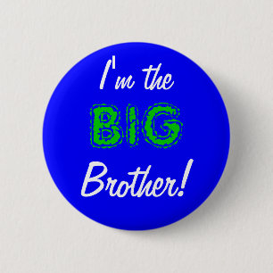 Big Brother-knop/pin Ronde Button 5,7 Cm