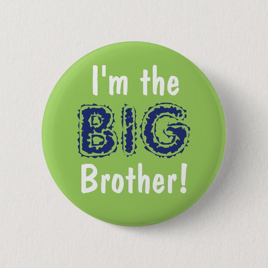 Big Brother-knop/pin Ronde Button 5,7 Cm (Voorkant)