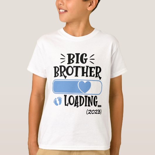 Big Brother laden, zwangerschap aankondiging T-shirt (Voorkant)