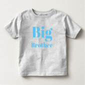 Big Brother Light Blue letters schattig Kinder Shirts (Voorkant)