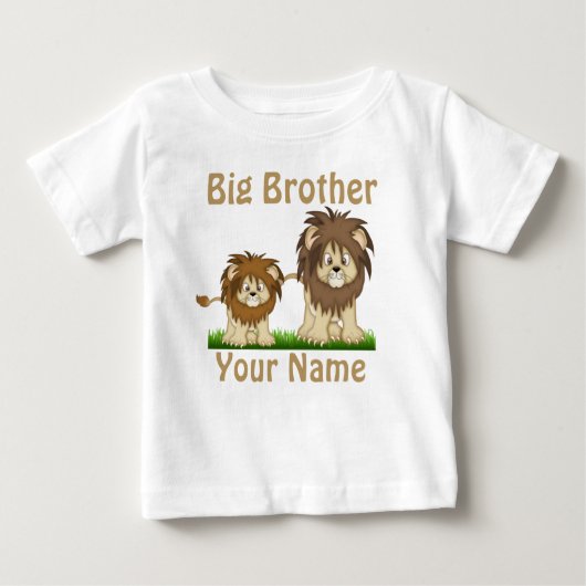 Big Brother Lion gepersonaliseerd T-shirt (Voorkant)