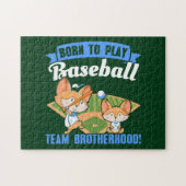 Big Brother Little Brother - Honkbalspelers Legpuzzel (Horizontaal)