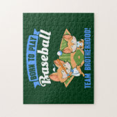 Big Brother Little Brother - Honkbalspelers Legpuzzel (Verticaal)