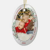 Big Brother Little Sister Classic Warm Quote Keramisch Ornament (Links)