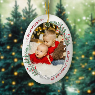 Big Brother Little Sister Classic Warm Quote Ornament
