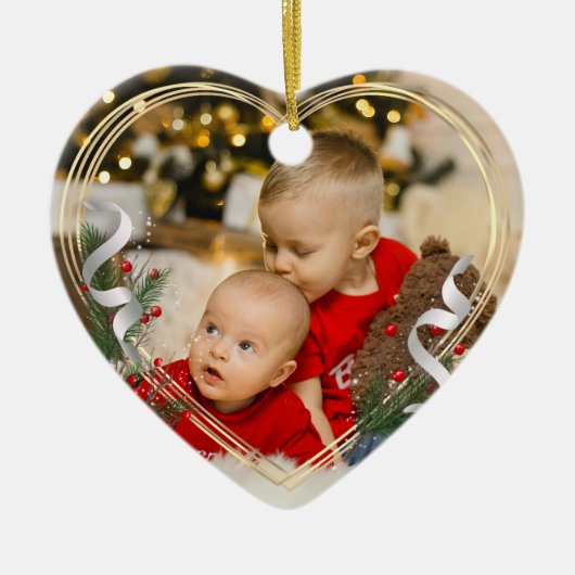 Big Brother Little Sister Love Foto Keramisch Ornament (Voorkant)