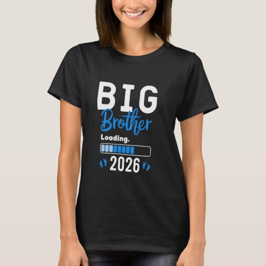 Big Brother Loading 2026 gepromoveerd naar Big Bro T-shirt (Voorkant)