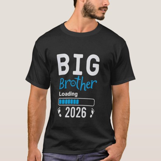 Big Brother Loading 2026 Gepromoveerd Naar Big Bro T-shirt (Voorkant)