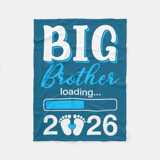 Big Brother Loading 2026 Promoted To Big Brother 2 Fleece Deken (Voorkant)