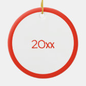 Big Brother met Baby Brother Baby's Jaar Keramisch Ornament (Achterkant)