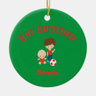 Big Brother met Baby Brother Big Bro Keramisch Ornament