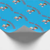 Big Brother met Baby Brother Pattern Cadeaupapier (Hoek)