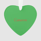 Big Brother met Baby Sister Heart Ornament (achterkant)