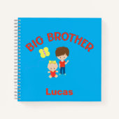 Big Brother met Baby Zuster, gepersonaliseerd Notitieboek (Voorkant)