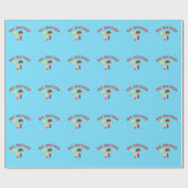 Big Brother met Baby zuster Pattern Cadeaupapier (Vlak)