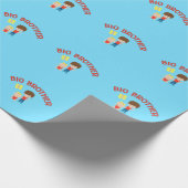 Big Brother met Baby zuster Pattern Cadeaupapier (Hoek)