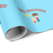 Big Brother met Baby zuster Pattern Cadeaupapier (Rol Hoek)