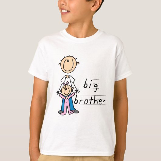 Big Brother met Baby zuster Tshirts en cadeaus (Voorkant)