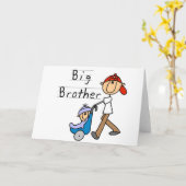 Big Brother met kleine broer Kaart (Gele Bloem)