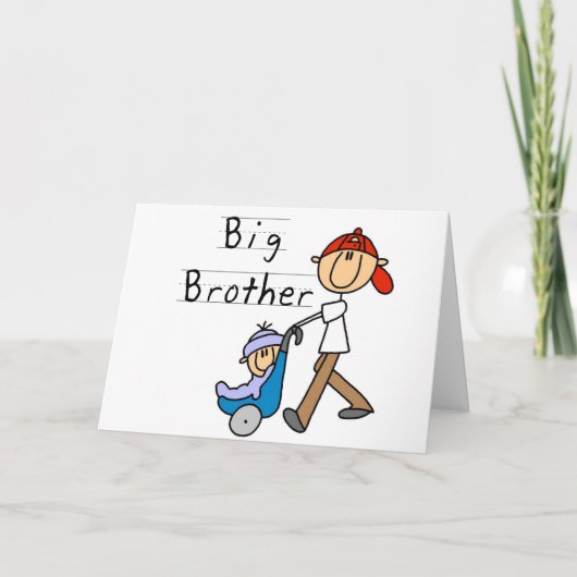 Big Brother met kleine broer Kaart (Voorkant)