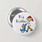 Big Brother met kleine broer Ronde Button 5,7 Cm (Voorkant /achterkant)