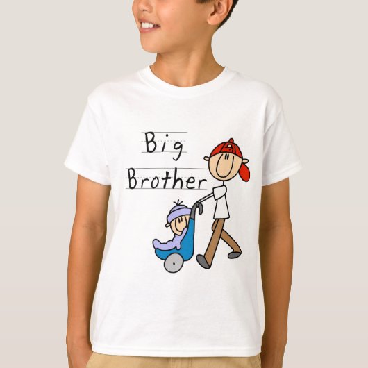 Big Brother met kleine broer T-shirt (Voorkant)