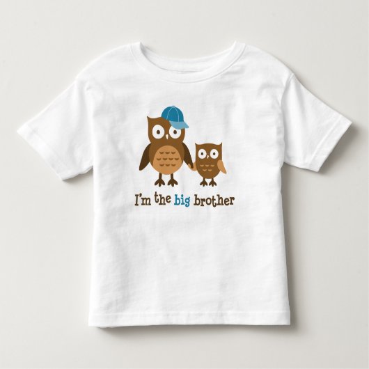 Big Brother Mod Owl T-shirts voor jongens (Voorkant)