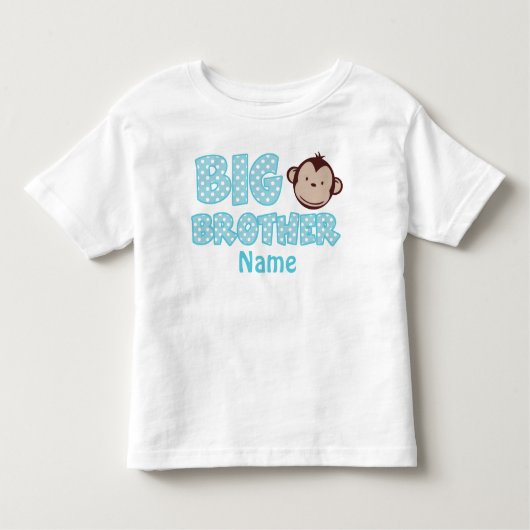 Big Brother Monkey gepersonaliseerd Shirt (Voorkant)