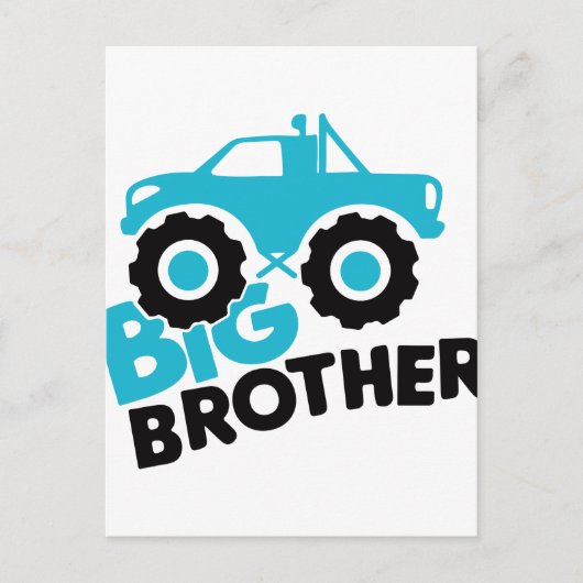 Big Brother Monster Truck Briefkaart (Voorkant)