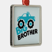 Big Brother Monster Truck Metalen Ornament (Rechts)
