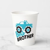 Big Brother Monster Truck Papieren Bekers (Voorkant)