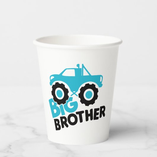 Big Brother Monster Truck Papieren Bekers (Voorkant)