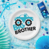 Big Brother Monster Truck Papieren Bordje (Feest)