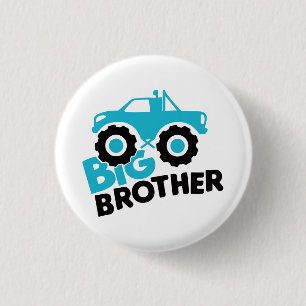 Big Brother Monster Truck Ronde Button 3,2 Cm