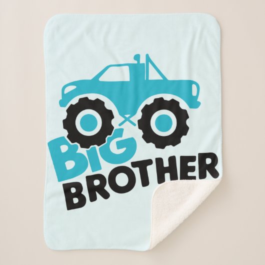 Big Brother Monster Truck Sherpa Deken (Voorkant)