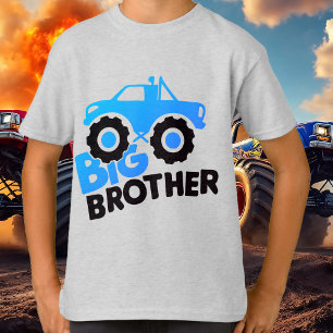 Big Brother Monster Truck T-shirt   Cool Kinderen 