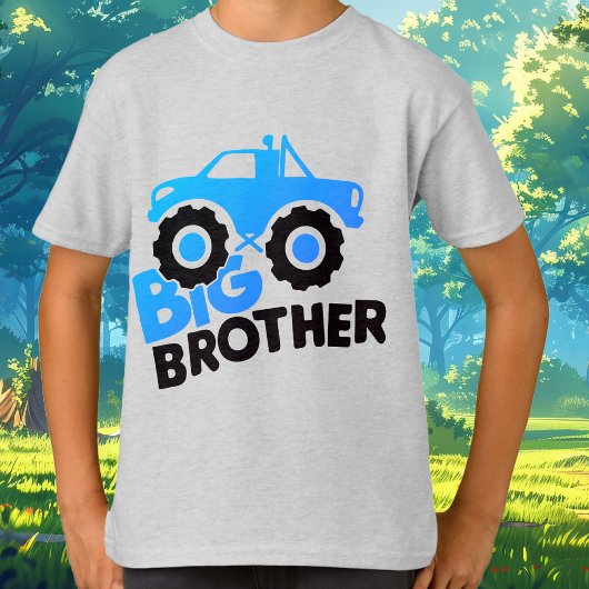 Big Brother Monster Truck T-shirt | Cool Kinderen 