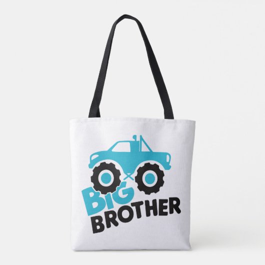 Big Brother Monster Truck Tote Bag (Achterkant)