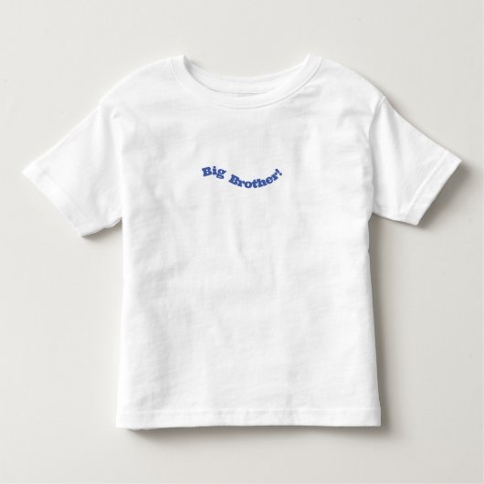 Big Brother New Baby Newborn Quote Toddler Shirt (Voorkant)