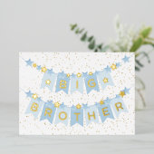 Big Brother Nieuwe Baby Folie Kaart (Staand Voorkant)