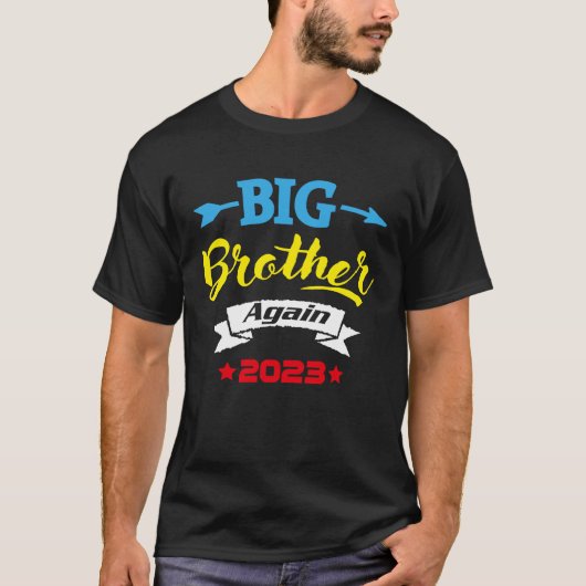 Big Brother Nogmaals 2023 Zwangerschap Aankondigin T-shirt (Voorkant)
