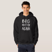 Big Brother Nogmaals Cute Boho Verwant Zwangerscha Hoodie (Voorkant volledig)