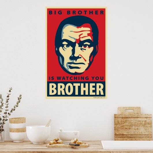 Big Brother: Obama parody poster (Keuken)